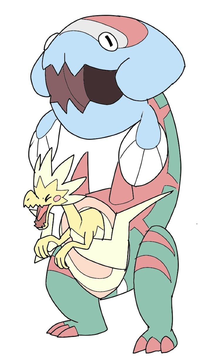 P携帯忘ﾚｸﾞﾆｬq D ウオノパッチラゴン ポケモン剣盾 カセキメラ T Co Clqceseq0i Twitter