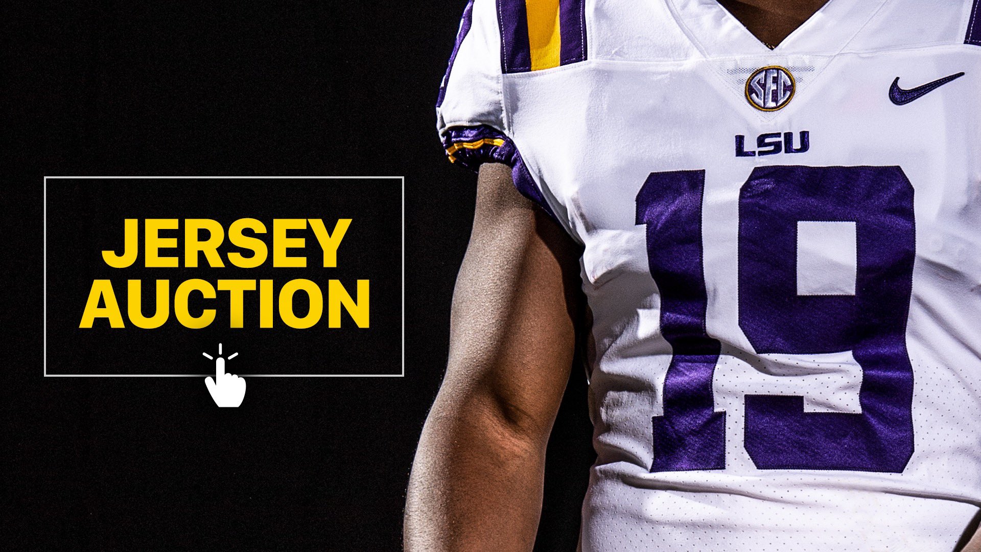 LSU Football on X: Bid on a piece of history! Authentic and customizable  2019 jerseys are on auction now    / X