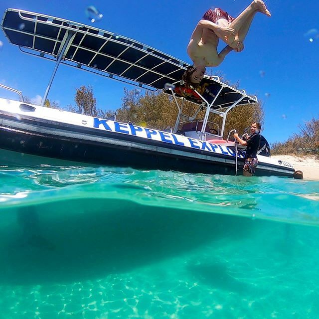 Flippin great weekend 🤙 How was yours?
.
.
.
.
.
.
.
.

#keppelexplorer #visitcapricorn #seeaustralia #thisisqueensland #queensland #southerngreatbarrierreef #greatbarrierreef #greatkeppelisland #keppelisland #yeppoon #islandlife #boat #paradise #beach #island #instatravel #…