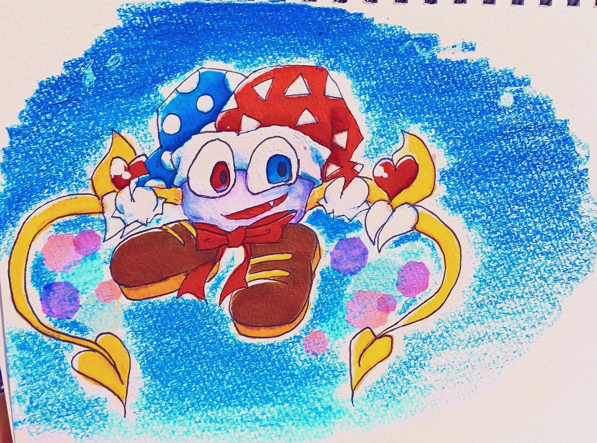 ぽののめ ま ゆるしてちょーよ 昨日のアナログお絵かき投下 コピックはやっぱり苦手な類に入りまする