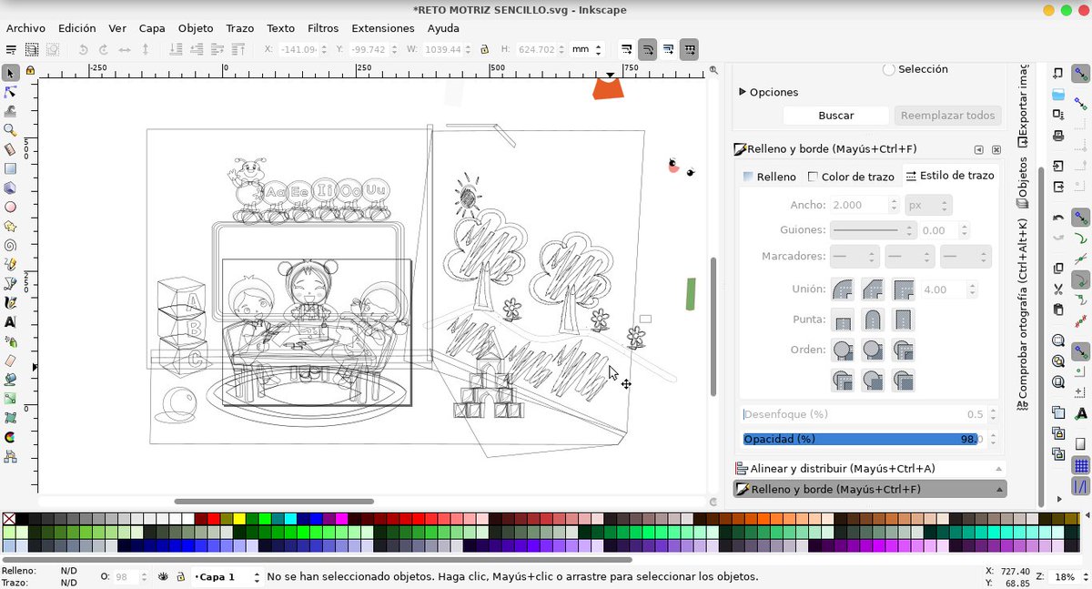 LeonDanArt's tweet photo. #TrabajoCasiTerminado  #Casual #Domingo   en #Inkscape #Linux #ArchLinux,     #SegundaPrueba de #color #rbg #cmyk #designer #ArteGeek  #artedigital #vectorart #GraffArt  #disenografico   #freelancer #TrazoaMouse #pixelart   #SoyCampechano #RETOMOTRIZSENCILLO #preescolar #primaria https://t.co/JglcwzuRIk
