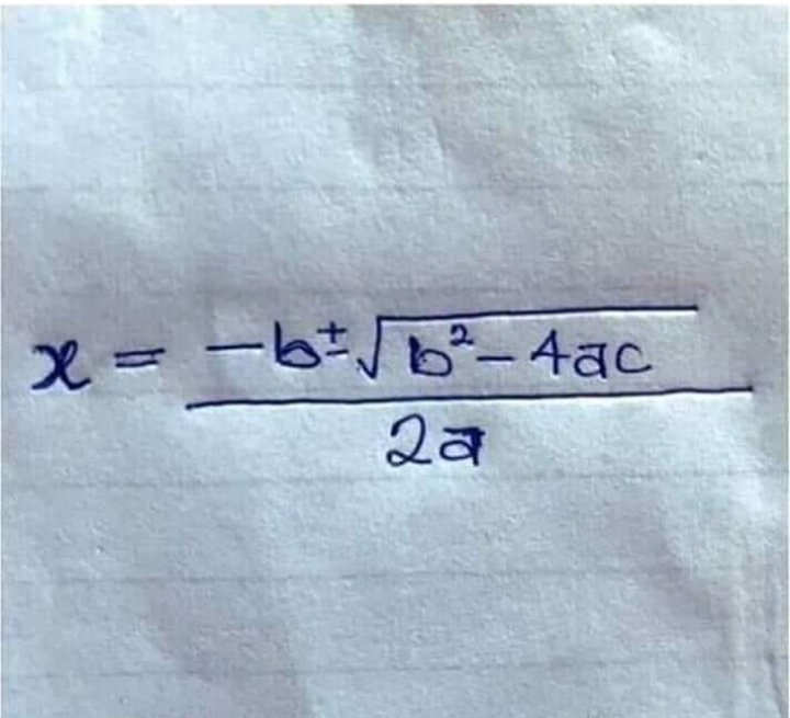 eetz_naheem's tweet photo. The way maths teachers hype this shit will make you think this is really the Almighty Formula to be successful! 
😢😢
#SundayThoughts https://t.co/Bc5pvNGQN3