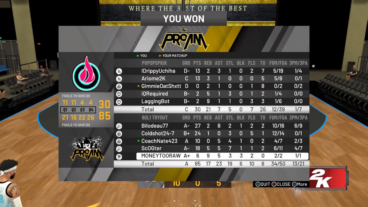 ProAMImpact's tweet image. PG: @Bilodeau77
SG: @Coldshot24_7 / @MONEYTOORAW 
SF: @CoachNatePSN
PF: @Scogter
C: @xTNxKRAZYMAN 

Good Runs tonight - gearing up for the @6GamingLeague season coming up. 

#ImpactMade #The6GL