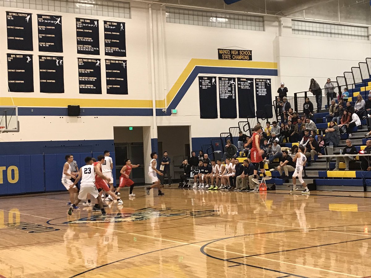 WapatoSD's tweet photo. #WapatoHS 🏀Final Recap🏀 Wapato Boys🐺 fought hard and lost a very close game 62-65 against the Prosser Mustangs🐎
#WolvesVsMustangs https://t.co/Rekl2LsMn5