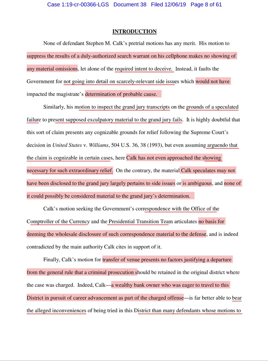 My dearest Stephen,did you miss me?Let talk about what you really wantEvidence obtained a judicially VALID warrant out You want the Grand Jury Transcripts, outYou want ALL coms w/ OCC and PTT, I am deceasedSDNY literally ZERO F’s given https://drive.google.com/file/d/1Hb7NAqMEXJwqQvQmOHZet6XW53Quuc-H/view?usp=drivesdk