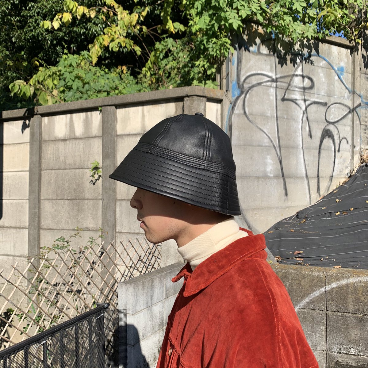 Hender Scheme sailor hat with sheep グレー Hender Scheme sailor hat with sheep グレー