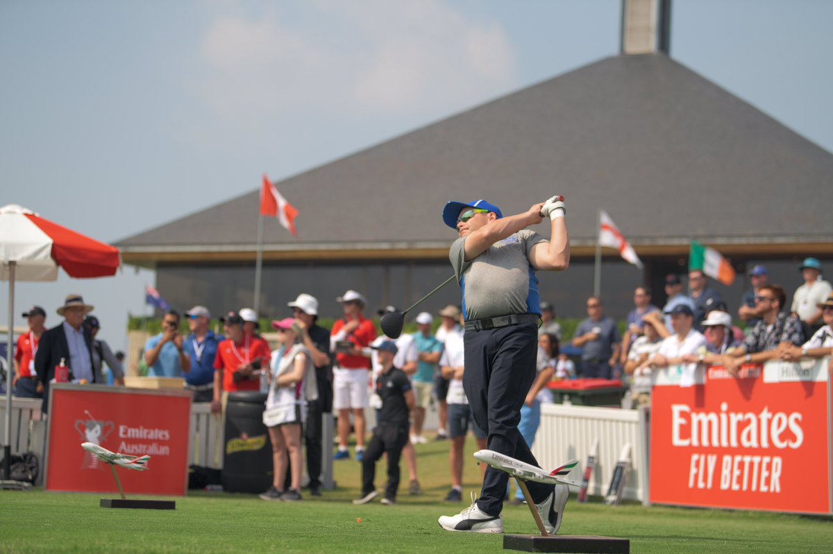 We have 2 co-leaders at the Australian All Abilities Championship Presented by ISPS HANDA <a href="/AusOpenGolf/">Australian Open</a> 

Kurtis Barkley 🇨🇦 &amp; defending champ Johan Kammerstad 🇸🇪 are finished at +23, one clear of <a href="/BrendanLawlor97/">Brendan Lawlor</a> 🇮🇪 &amp; <a href="/chadpfeifergolf/">Chad Pfeifer</a> 🇺🇸 who have 3 holes remaining #powerofsport