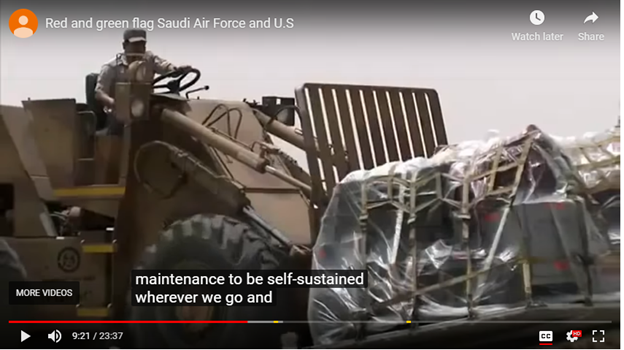 23)The RSAF brings all munitions and supplies to Red Flag, 100% self contained