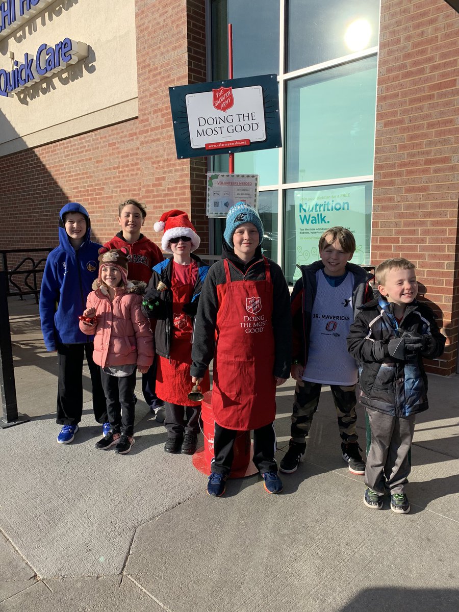 mharrismps's tweet photo. Students @MPS_Morton helped @salarmyomaha today by ringing bells @HyVee on 180th &amp; Pacific. What a great day! 1st hour @MalonePrincipal @pta_morton @MillardPS https://t.co/Aw7SX3WsMJ