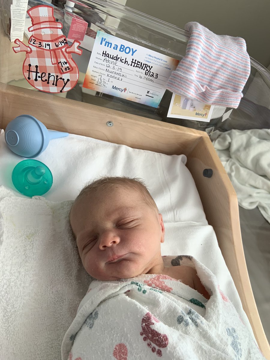 Gibaultsoccer's tweet photo. It’s a boy! Henry Michael announced his presence to the world on 12/3! Mom and baby are doing great! I couldn’t be more blessed to share this journey of life with such a loving wife and handsome baby boy! Our little Hawk is the greatest gift of all! 👶🏼👪 https://t.co/o5CfDGlJxw