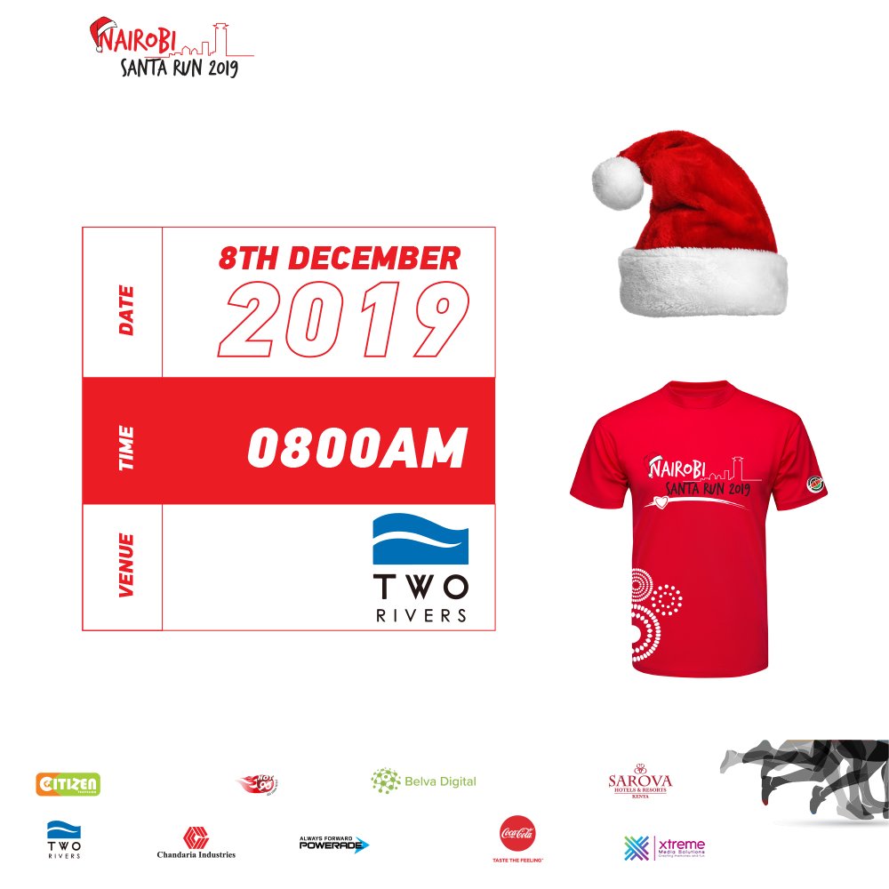 Nairobi Santa Run tweet media
