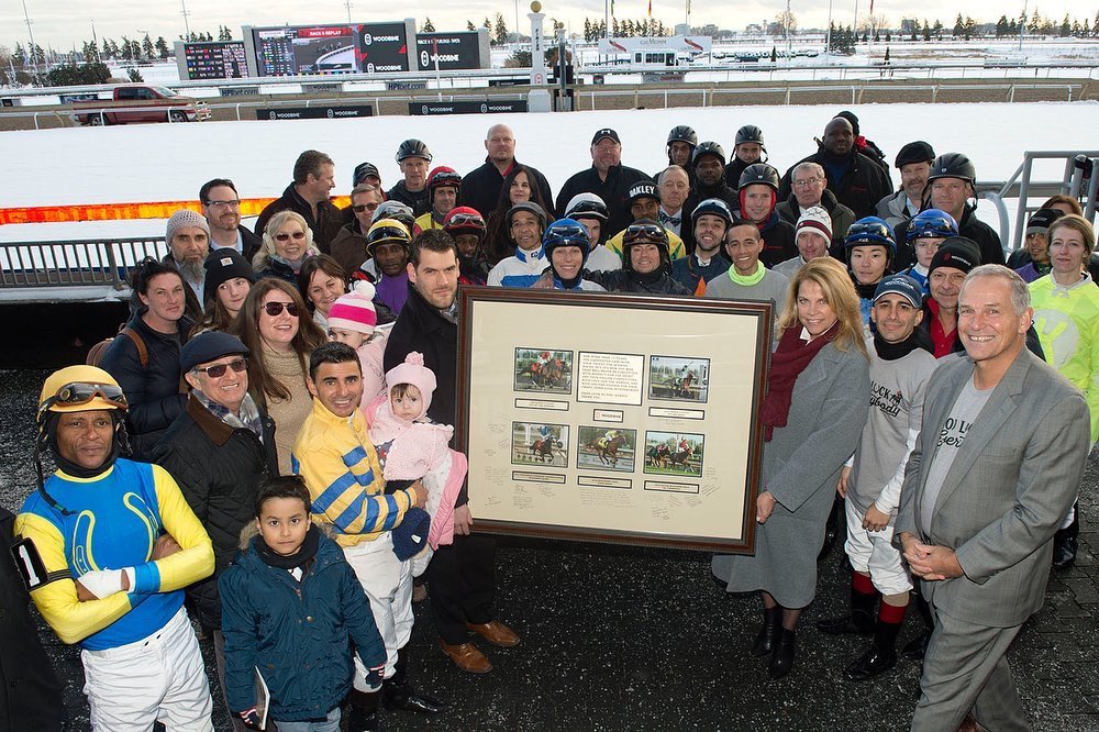 jockeyleosalles's tweet photo. EURICO DA SILVA DAY !
Eurico is brilliant! Six years champion in Woodbune, Im sure everybody will miss you, a great professional jockey with always smile. Those are my words for my best teacher rider! 🇧🇷 #goodluckyEURICO #retiredRace #goodluckyeveryday #Woodbine #Chmapion https://t.co/2RILkrCybP