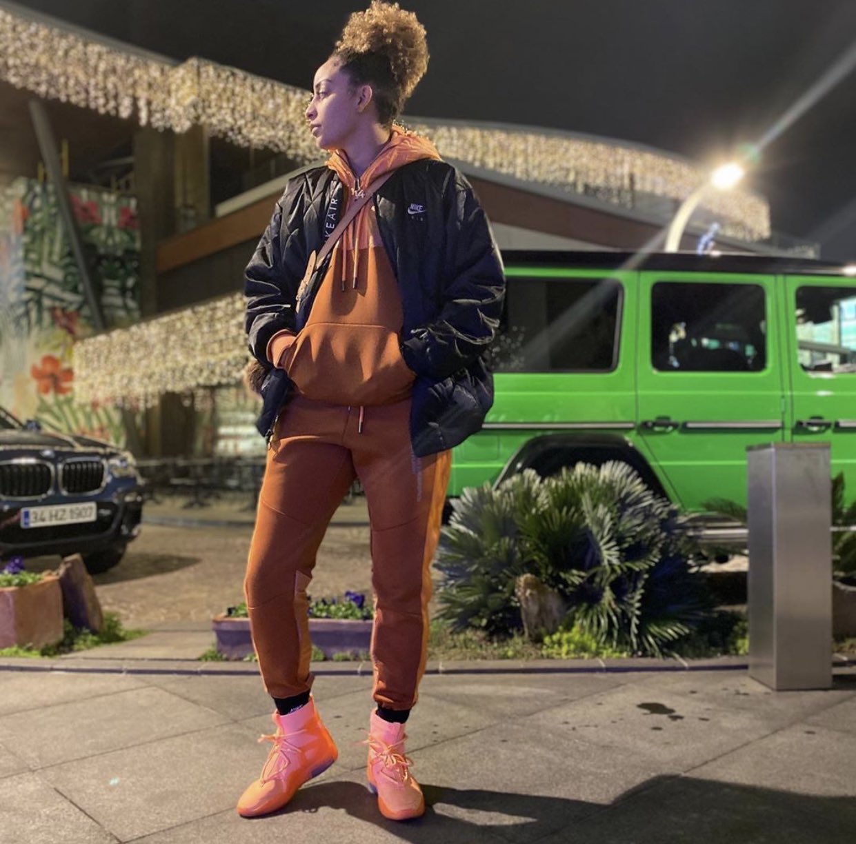 fear of god orange pulse on feet