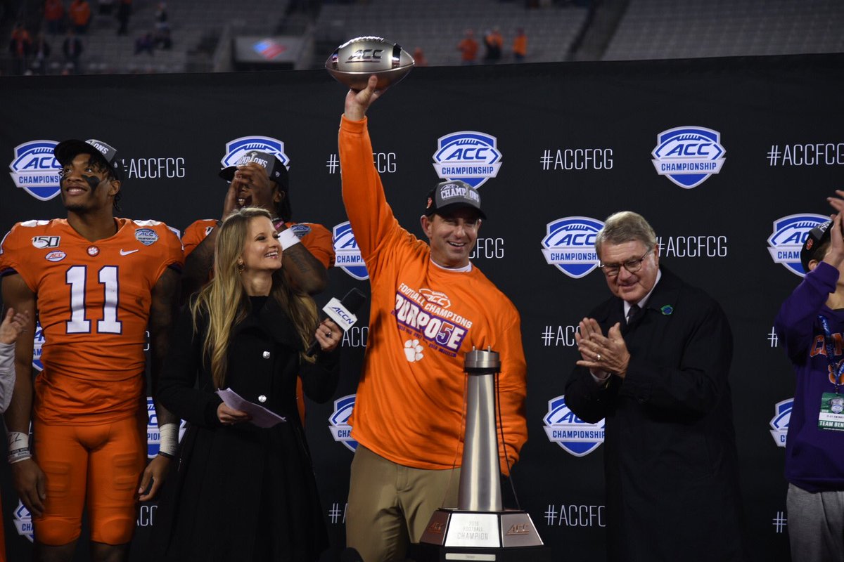 Jim_Clements1's tweet photo. Congratulations to @ClemsonFB on their 5th straight @ACCFootball Championship! #TheFunIsInTheWinning #ALLIN #ChampionshipPhase https://t.co/DgX825fIU7