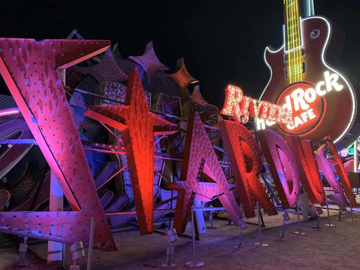 CCMEDIALLC's tweet photo. Las Vegas Neon Museum. Little photo we took of the old Stardust sign! Who’s been to this museum? Was the price of admission worth it? https://t.co/Kc3hn4NYLH
