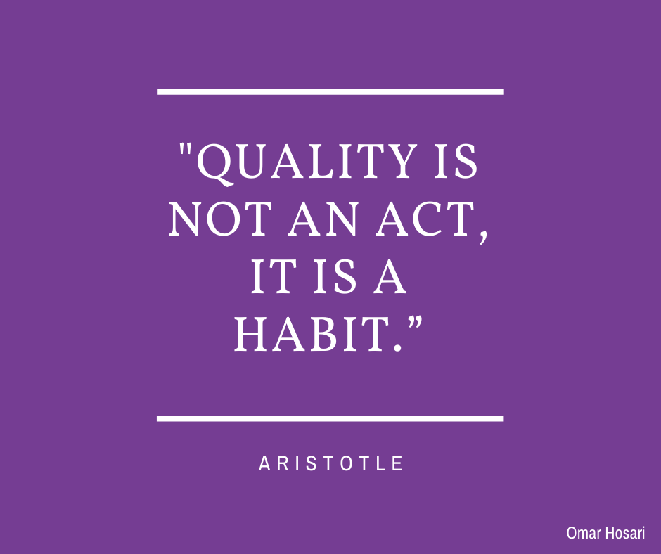 #quality #qualitystandard #actofhabit #goals #win #nolimit #positivethoughts #positivethinking #powerofpositivity #positivequotes #success #ceo #ceolife #selfdevelopment #quotes #quoteoftheday #motivation #wisdom #inspirational