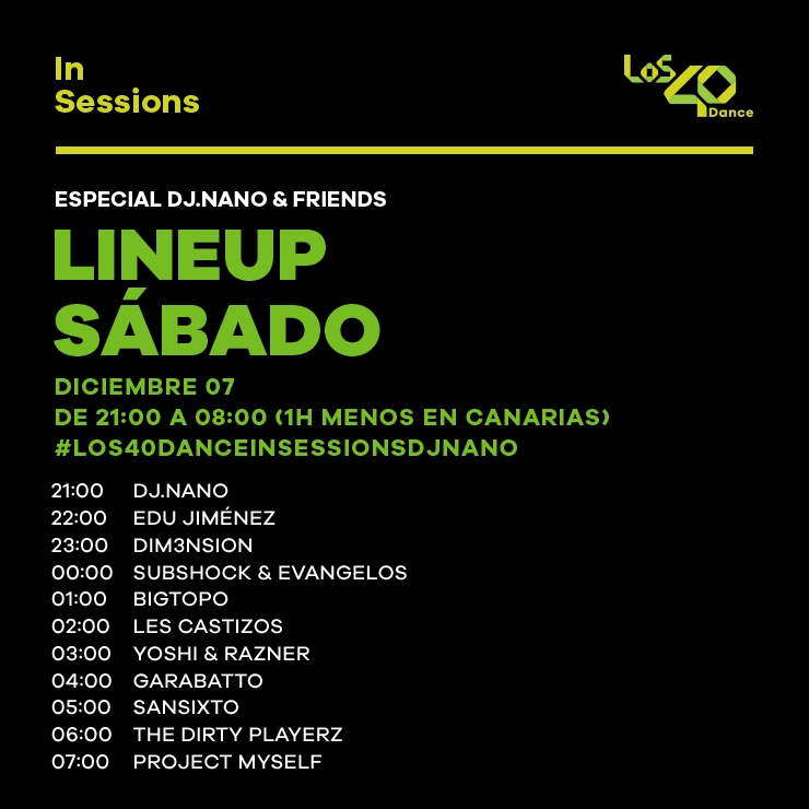 Los40Dance's tweet image. #LOS40DanceInSessions
con @Arturograo1 😎🎙

🔴 @ProjectMyself

👉 Especial Dj Nano &amp;amp; Friends
#LOS40DanceInSessionsDjNano

🎧 play.los40.com/emisora/los40_…

#LOS40DanceInSessionsPodcast
👉 play.los40.com/programa/los40…