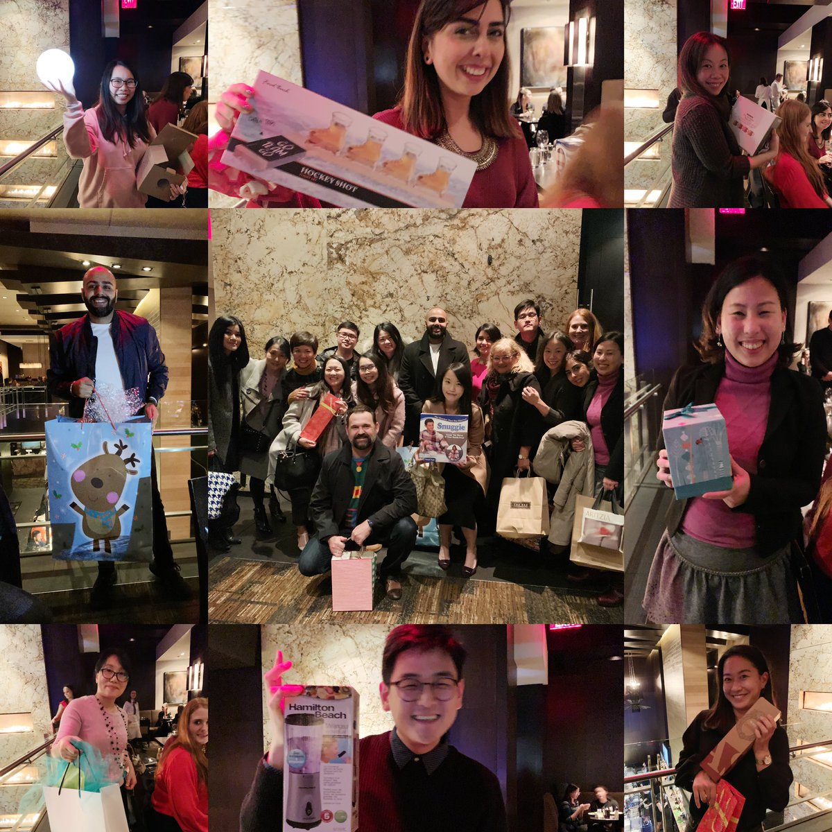 Happy Holidays from Team Park Royal <a href="/TheKeg/">The Keg</a> ❄️❄️ Amazing evening filled with fun and laughter! We will miss you lots <a href="/mkambo88/">Maninder Kambo</a>. All the best to you in your new role! #boldlygrowthegood #xmasparty #whiteelephant #proudtoworkatbmo
