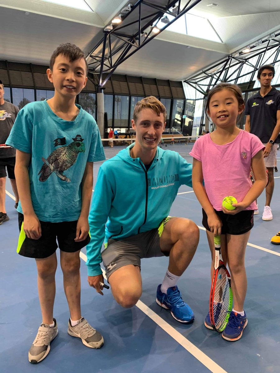 marcpolmans's tweet photo. Nice day with the kids from Fireball tennis today , lots of fun and enthusiasm on show #aussummer begins 😎😎🇦🇺🇦🇺😀😀 https://t.co/CWqKwtCelH