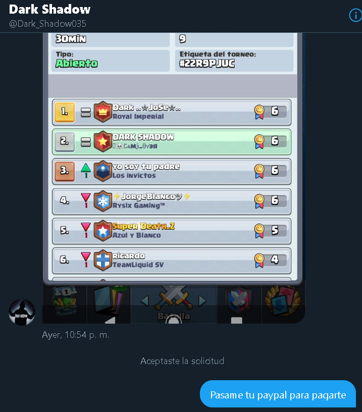 Premios pagados que se patrocino <a href="/Velrol86Mx/">velrol</a> van 5 de 6.

@JoseRic66845889 Pagado.
@ExequielValleji Pagado.
@JuanesNarvaez2 Pagado.
<a href="/Dark_Shadow035/">Dark Shadow</a> (Pendiente recibir PayPal)
<a href="/THIAGOELCRACK11/">THIAGO EL CRACK</a> Pagado.
@JosePartiendo Pagado.

Fotos pendientes en comentarios.