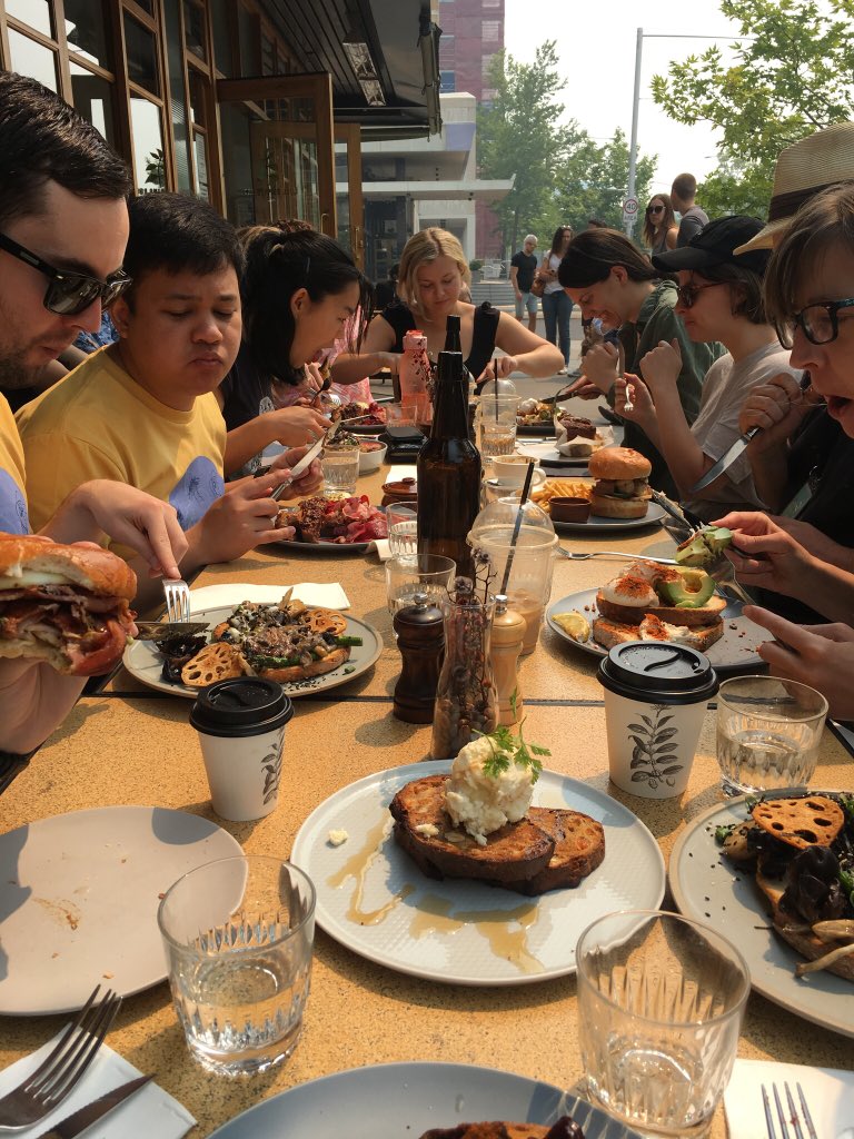 maeawhite's tweet photo. The last brunch. Gonna miss this so much. Huge thanks to @sturalph for being the greatest course convenor on earth ๐๐ป what a fortnight #CIP #CIP2019 @AS_Para https://t.co/Fwp5lR6dOw