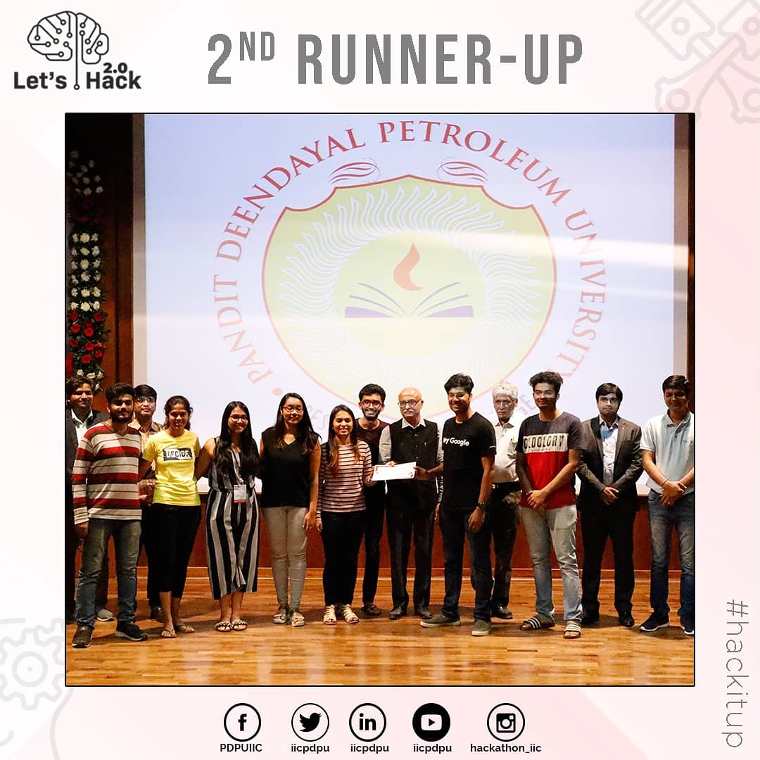 iicpdeu's tweet photo. We congratulate team led by Mr. Shashwat Rathod for being 2nd runner-up in Let’s Hack 2.0
#hackathon2019 #hackwithpack #letshack19 #letshack #hackitup #iichack #letshack2 #callforhackers #letshackit #hackathons #hackathonchallenge #hackathon #hackathonIIC #hackwithpack #hackitup https://t.co/Hoam1LF9eQ