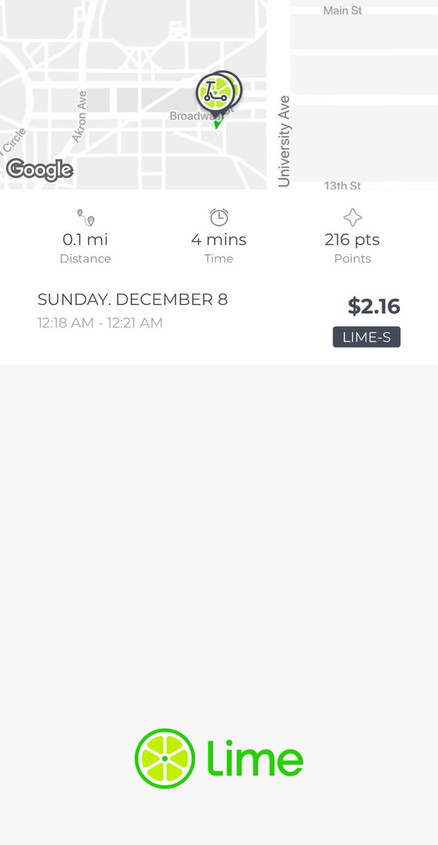 EpsilonDeltaDTD's tweet photo. Check out my latest ride with #Lime.
Use referral code R3WAHLL to sign up and receive 1 free unlock coupon when you ride. https://t.co/DTfukMZh1U