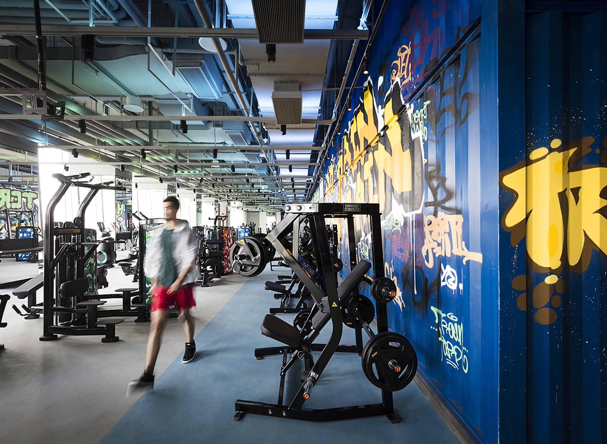 VisitBeijingcn's tweet photo. The hard part about working out at the Hotel Jen Trainyard gym is getting off the treadmill, not on it! 💪 With a view like that, it’s easy to fly through your workout before heading out to explore what else Beijing has to offer.
 #BeActiveBeijing #CapitalBeijing
 
📸 Hotel Jen https://t.co/j5V7OB5zoP