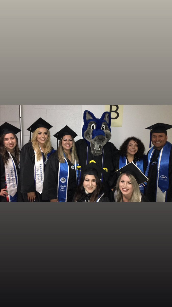 CSUSBAlumni's tweet photo. Congratulations, class of 2019! Continue to be bold, unstoppable, and courageous. Remember, as Coyotes, we define the future. #csusbgrad19 #csusbalumni https://t.co/8egNtTh3It