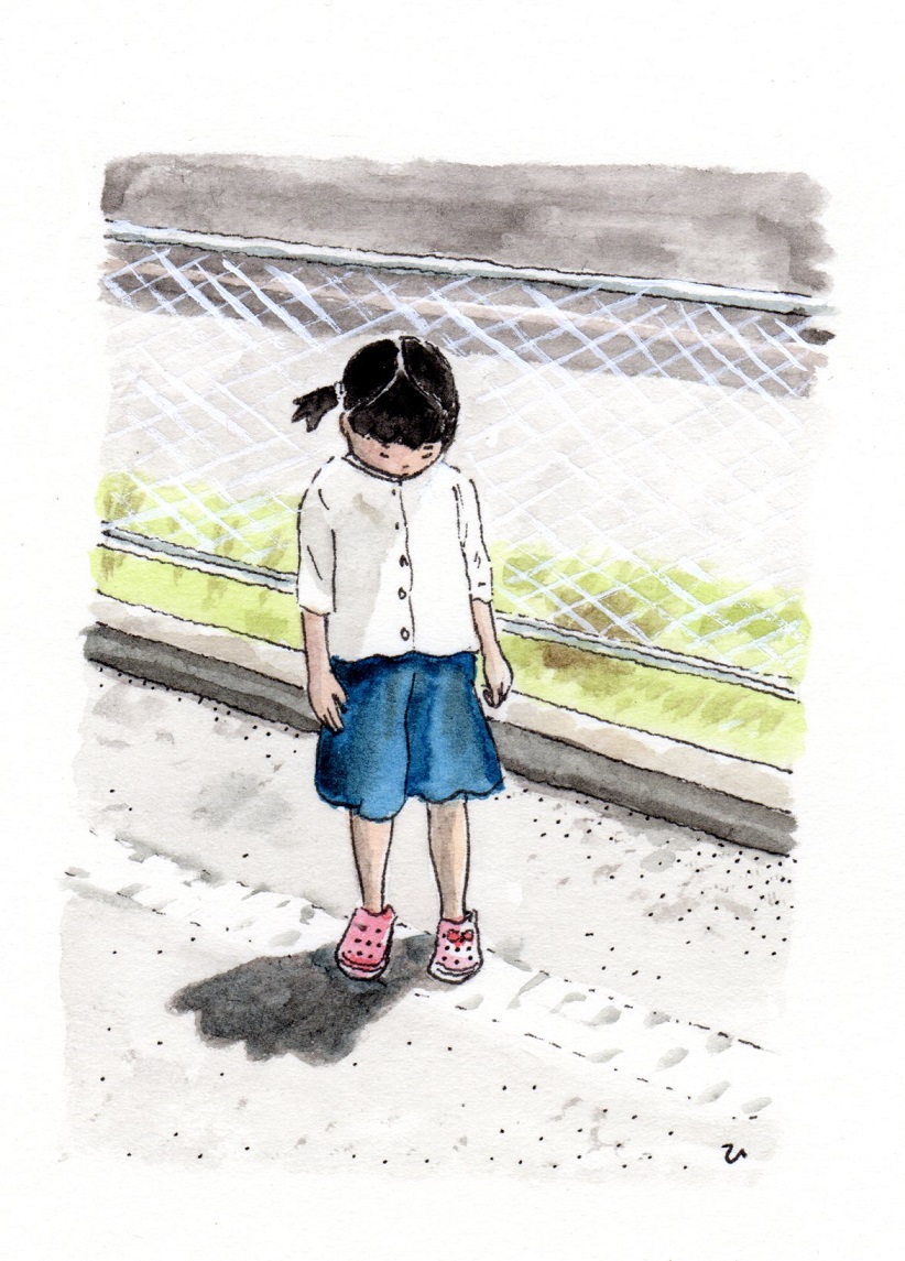 #2019年自分が選ぶ今年の4枚 
水彩絵具、娘息子。 
