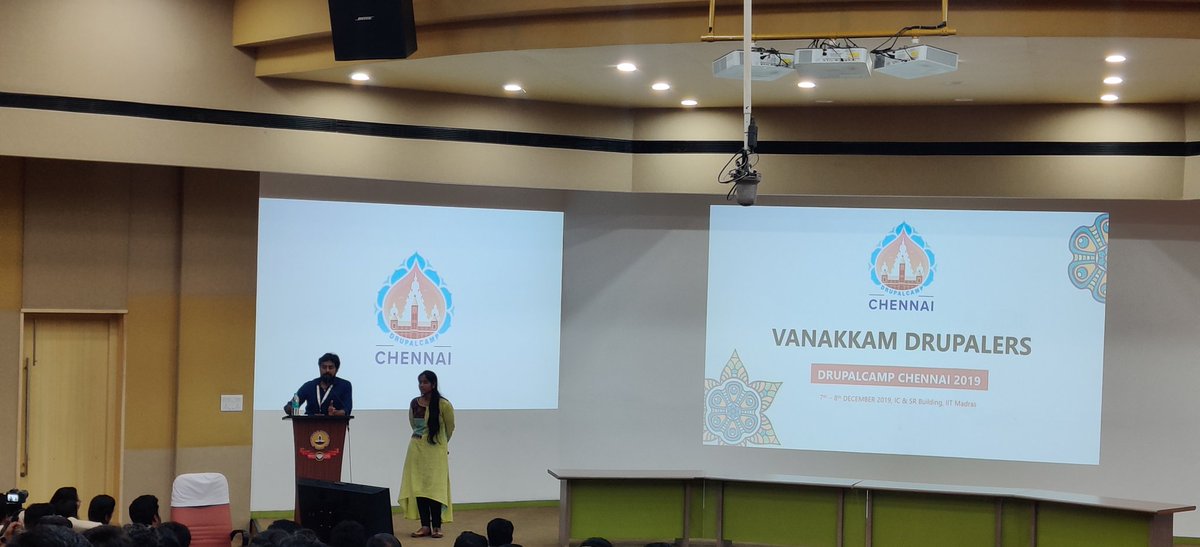Srijan's tweet photo. #PowerSpeaker of the day 😃@aariactor (Actor/Makkal sevagan) delivering the speech about 'Good and Healthy Food' at @drupalChennai. #DCC19 #drupalcamp #iitchennai https://t.co/UGb1N5rI6G