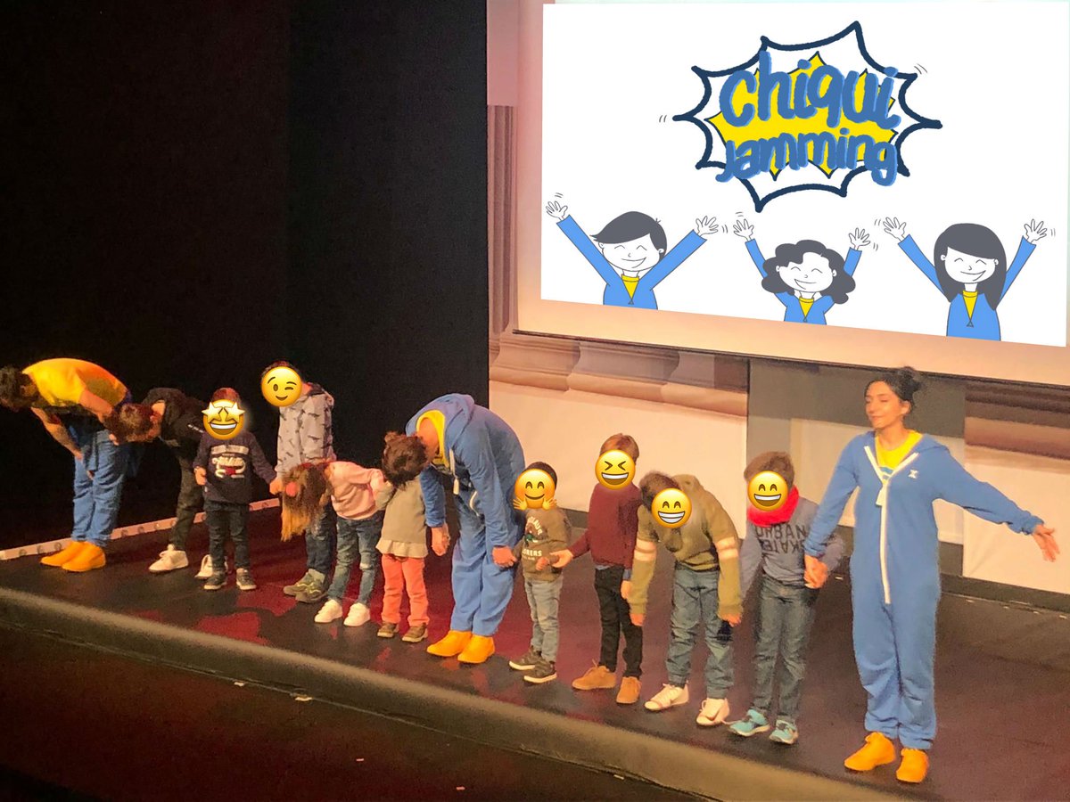 jammingteatro's tweet photo. HOY DOMINGO 8 diciembre:
⭑ 12h #ChiquiJamming, nuestro show infantil de improvisación en el #Teatro @PrincipeGranVia 🎫https://t.co/YmCt9BjLMK
⭑ 23h #JammingShow @TMaravillas 🎟https://t.co/bLVBKMNouE
#Madrid #turismoMadrid #teatroinfantil #improvisación #comedia #familia https://t.co/W5Zmo71jYQ
