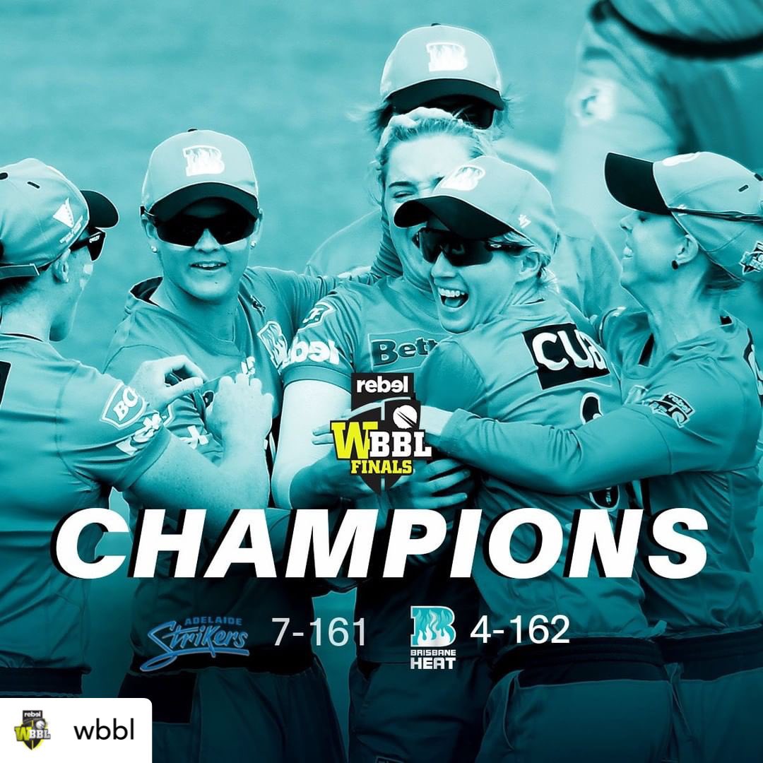 Congratulations to the Brisbane Heat - 2019 WBBL Champions! @HeatBBL #WBBL #BrisbaneHeat
—
#OnYourSide #BrisbaneAnyDay #InjuryLawyer #LawyerLife ##QLDLaw #BrisbaneAnyDay #Compensation #InjuryLawyer