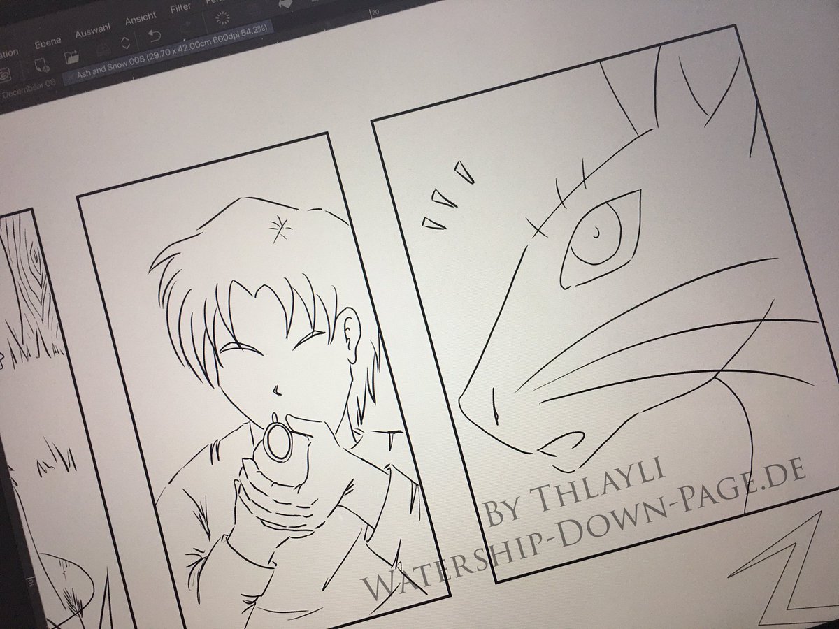 Thlayli_WDP's tweet photo. Outlines of the next page - this time finally in digital! ๐
#ThlayliDraws #AshAndSnow #WatershipDown #WatershipDownComic #WatershipDownArt https://t.co/MsfS4XCO2X