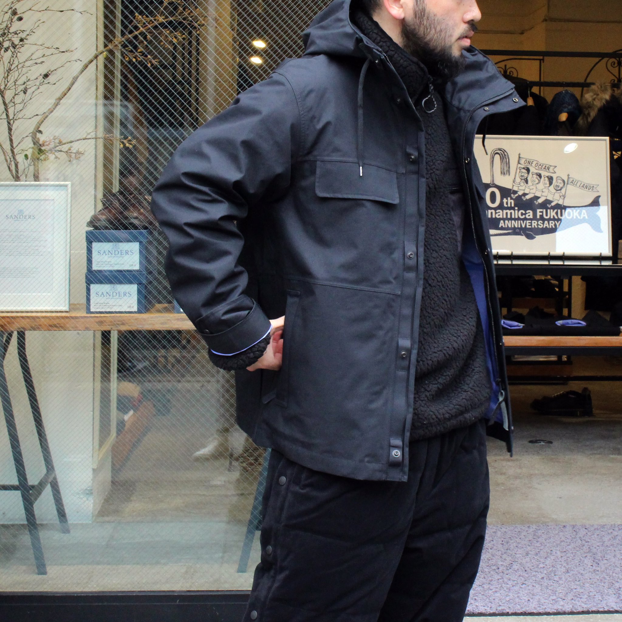 Nanamica cruiser gore tex top