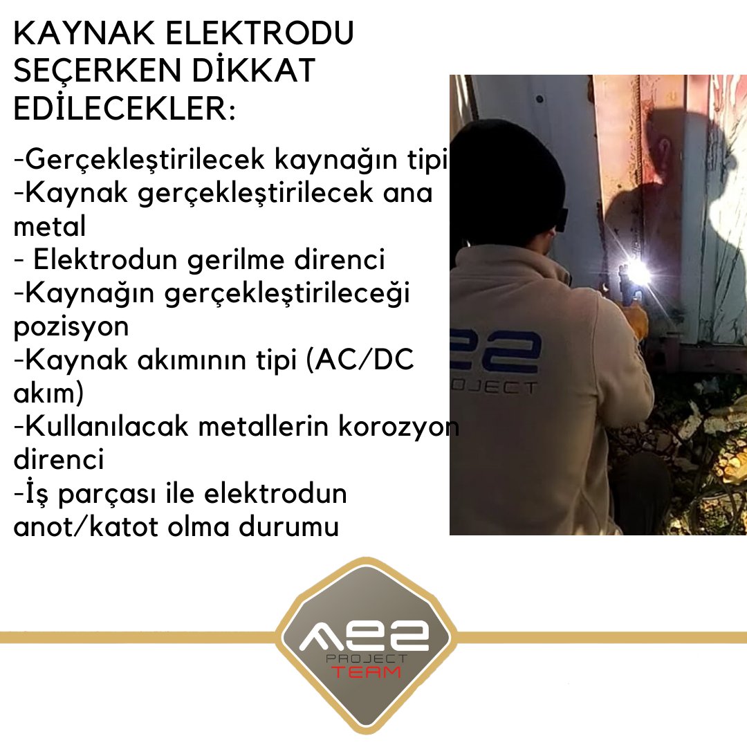 ae2project's tweet photo. Bilgi Pazarı'nda bu hafta kaynak elektrodunu inceledik. ✨ Kaydırarak okuyabilirsiniz ➡️
Daha ayrıntılı bilgiye websitemizi ziyaret ederek blog yazılarımızdan ulaşabilirsiniz.
https://t.co/b4GIGn418x
#ae2project #engineering #bilgi #elektrot #kaynak #metalurji #kaynakelektrodu https://t.co/256jgZY5PJ