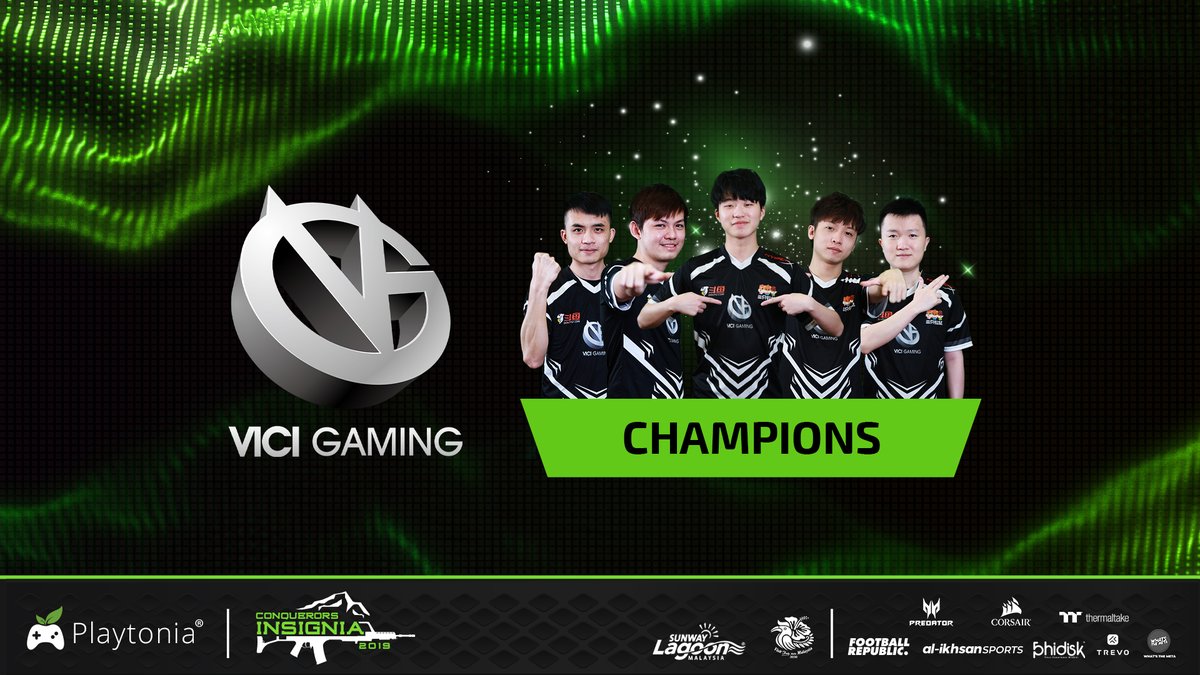 playtoniaEsport's tweet photo. And the Grand Finals of Conquerors Insignia 2019 comes to an end!
Congratulations ViCi Gaming.
#playtonia #esports #csgo #ci2019 #roadtomalaysia https://t.co/SvvVa92ZsC