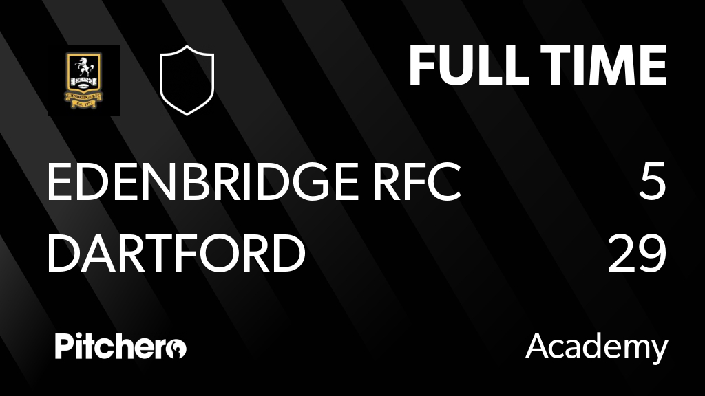FULL TIME: Edenbridge RFC 5 - 29 Dartford
#EDEDAR #Pitchero
edenbridgerfc.co.uk/teams/95768/ma…