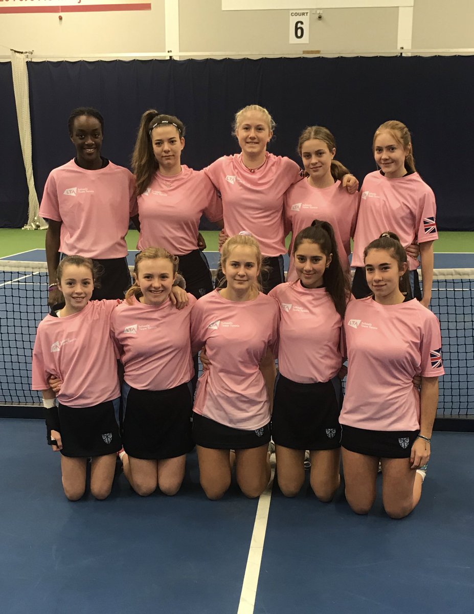 PriorParkSport's tweet photo. @PriorPark Girls ready for the Final today! Our Year 9&amp;10 Team are against Queenswood and Our Year7&amp;8 Team have Putney! @LTACompetitions @TeamBathTennis https://t.co/x3Nhi3YdoY
