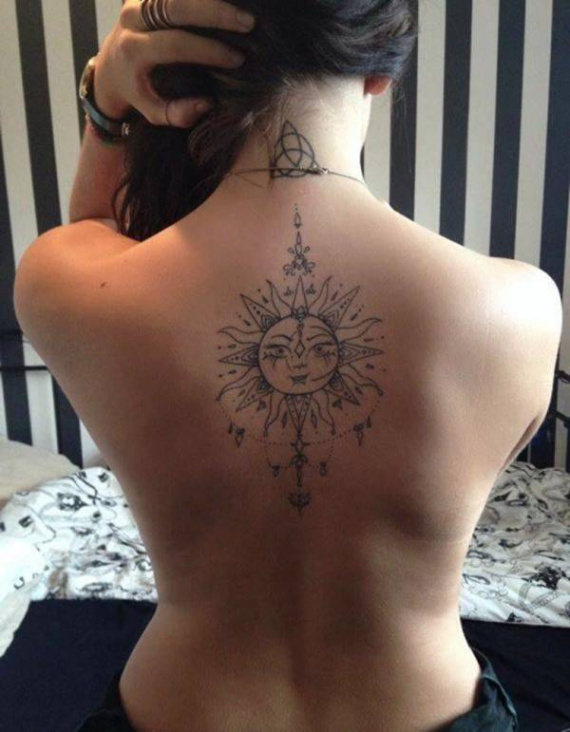 63 Most Beautiful Sun and Moon Tattoo Ideas  StayGlam