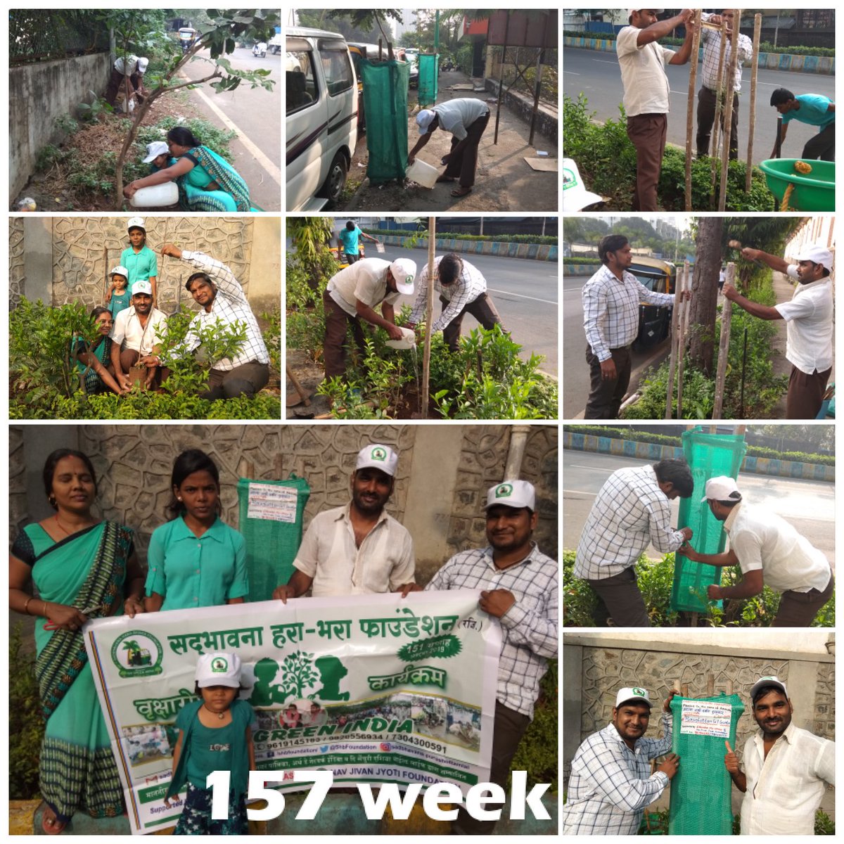 ShbFoundation's tweet photo. @ErikSolheim #156week
At #Medoz #road , #Thane(W)
Planted #1tree,#Guarded #2tree and watered to more than #15plants
Thank you all participants https://t.co/ASFeT6BvzS
