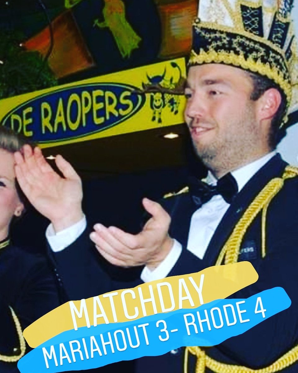 Rhode_4's tweet photo. MATCHDAY!

⚽️ Mariahout 3 - R4
🏟 Stadion de Heibunders
🕚 11.00u
🌡 9°
🐐 Wim vd Heuvel ist dabei

#matchday #kelderklasse #wimke https://t.co/sLD2r1L59u