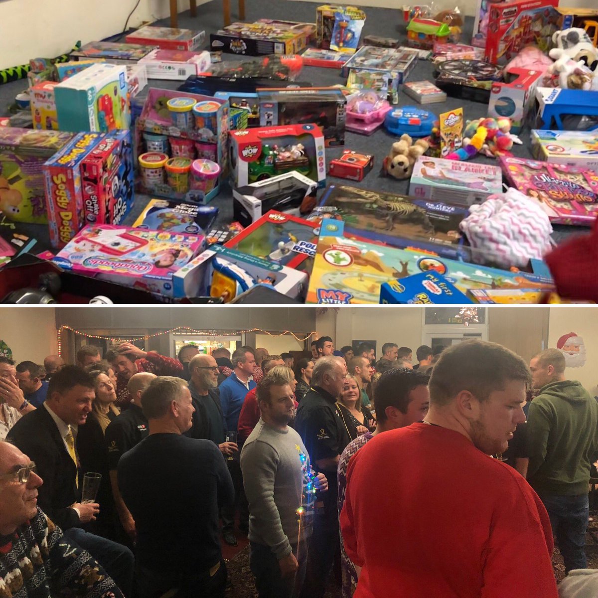 Yesterday we gave some food donations to <a href="/CPRFoodBank/">CPR FoodBank</a>. We also worked with local people and businesses to make a toy donation to Finns Army who will give them to children in hospital over Christmas.

We finished the night with a great atmosphere in the bar and boxing - on the TV!