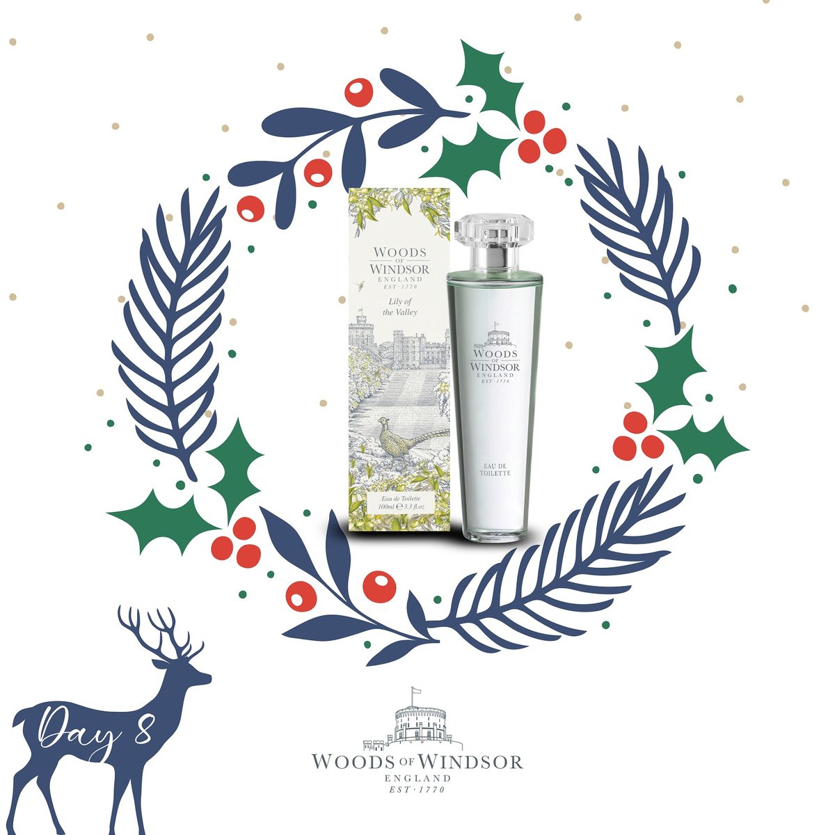 WoodsofWindsor_'s tweet photo. On the Eighth Day of #Christmas Woods of Windsor gave to me... a gorgeous Lily of the Valley Eau De Toilette!

To win, follow @woodsofwindsor_ and RT!

Shop our full range at @danielofwindsor

#12DaysofChristmas #Win #Competition #Giveaway#FreebieFriday https://t.co/9eCpXQyrLT