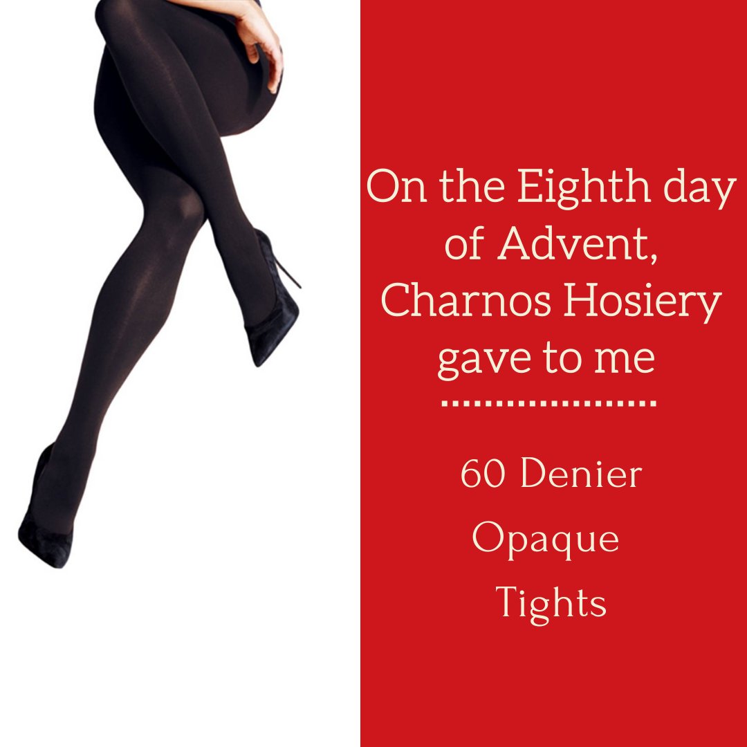 On the 8th day of Christmas, Charnos Hosiery gave to me… 60 Denier Opaque Tights . RT + Follow today for the chance to #Win #Competition Ends 09.12.19