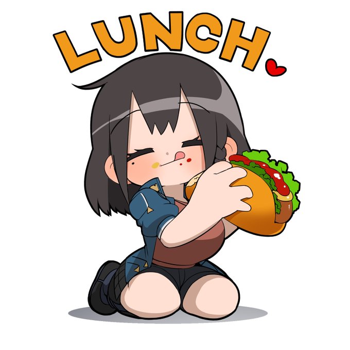 どたぷん警備員ナリタちゃんの
世界で一番胸が大きいLINEスタンプ

No.02「お昼ご飯」 