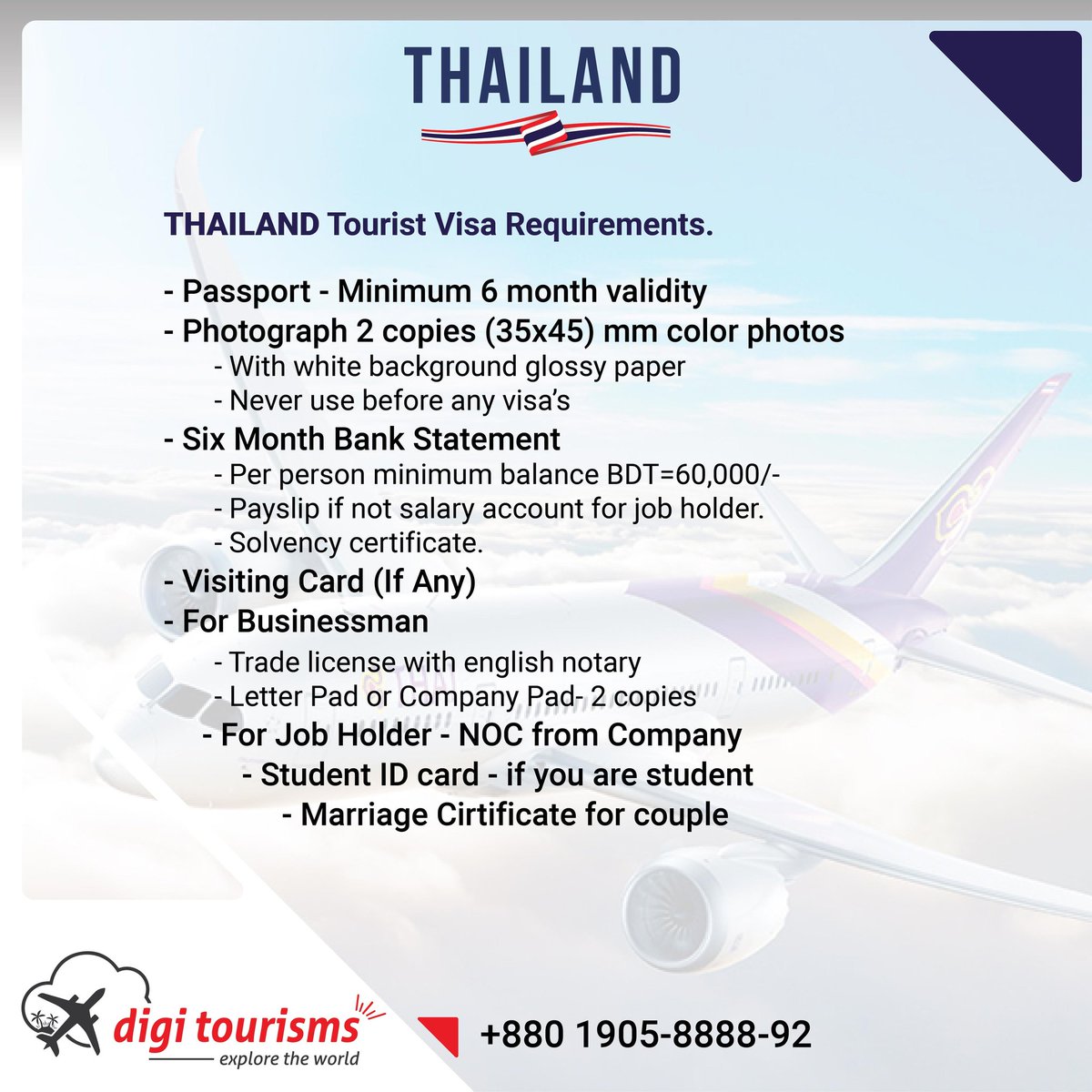 #Thailandtouristvisa