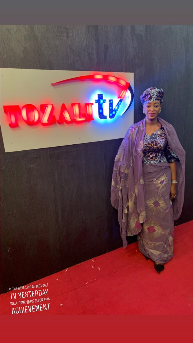 At the unveiling of tozali tv yesterday I’m delighted to be part of this wonderful achievement. I support women anywhere anytime. Well done @tozalimag10 #vision2020 #womenmakingwaves