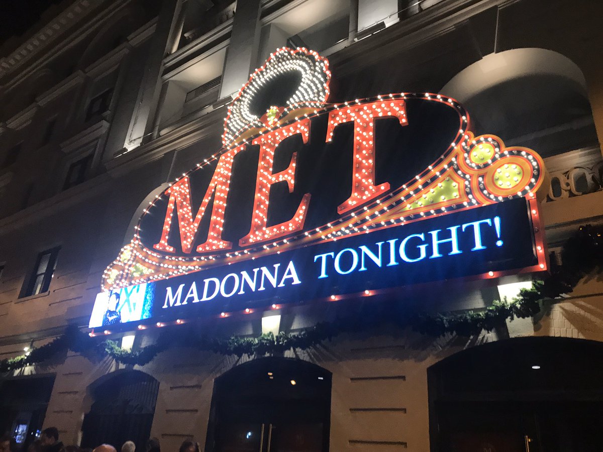alexbpeterson's tweet photo. What to say — @madonna was absolutely sublime tonight. The show lasted until 2am, I literally sat down only 3 or 4x in the 2.5 hour show. She’s a force to be reckoned with. Sang live. Danced. Came down into the audience. Spewed love. We are not worthy #MadameXTour https://t.co/018JDObqov