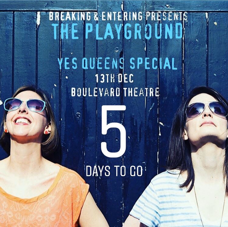 Announcing the 1st of 6 incredible guests for our late night Playground show in Soho this Friday:

FOLUSHO FALEGAN

Only 5 days to go...

Get your tickets to this outstanding night of improvised comedy here: 

boulevardtheatre.co.uk/whats-on/the-y…

#yesqueens #takeover #theplayground